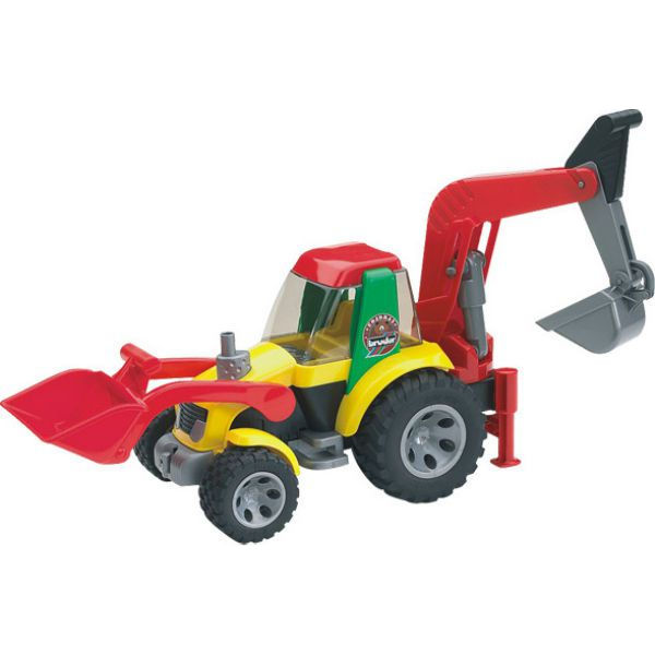 Трактор-экскаватор с погрузчиком - Roadmax Bruder