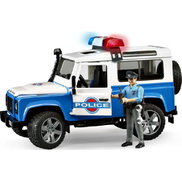 Полицейский джип Land Rover Defender Bruder