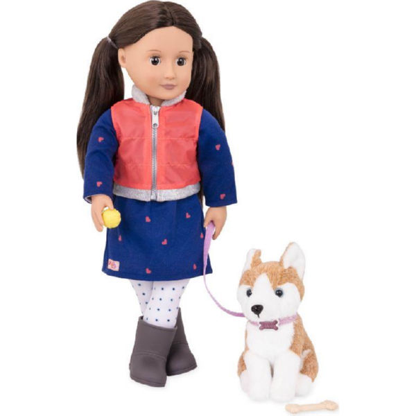 Лялька Our Generation 46 см Леслі з собакою BD31201Z