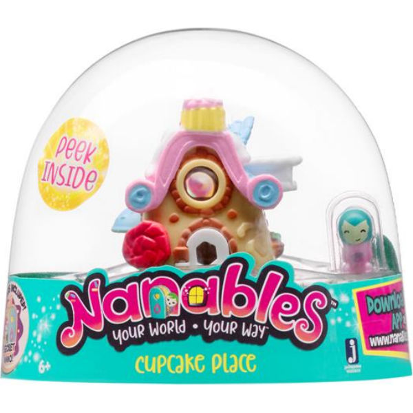 Ігрова фігурка Jazwares Nanables Small House Містечко солодощів, Кондитерська Найкращі капкейки