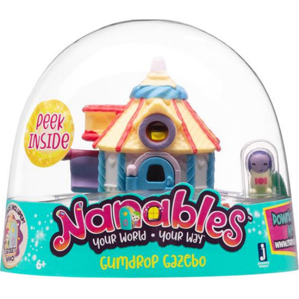 Ігрова фігурка Jazwares Nanables Small House Містечко солодощів, Цукерковій будиночок