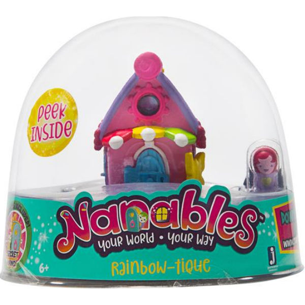 Ігрова фігурка Jazwares Nanables Small House Веселковий шлях, Бутик "Веселка"