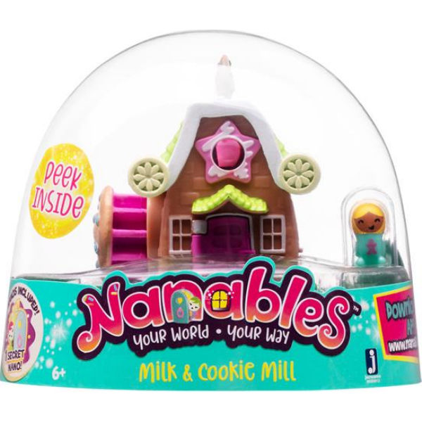 Ігрова фігурка Jazwares Nanables Small House Містечко солодощів, Крамниця "Печиво з молоком"