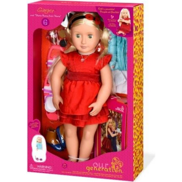 Набір Our Generation Лялька 46 см Джинджер з одягом та аксесуарами  BD31045Z