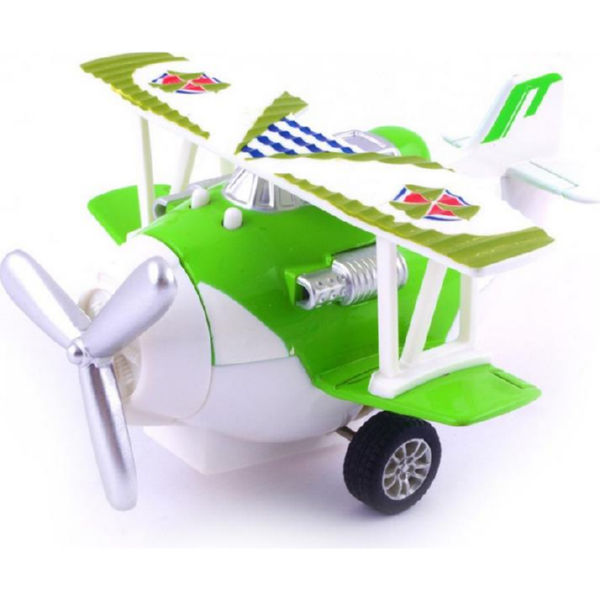 Літак металевий інерційний Same Toy Aircraft  зелений SY8013AUt-4