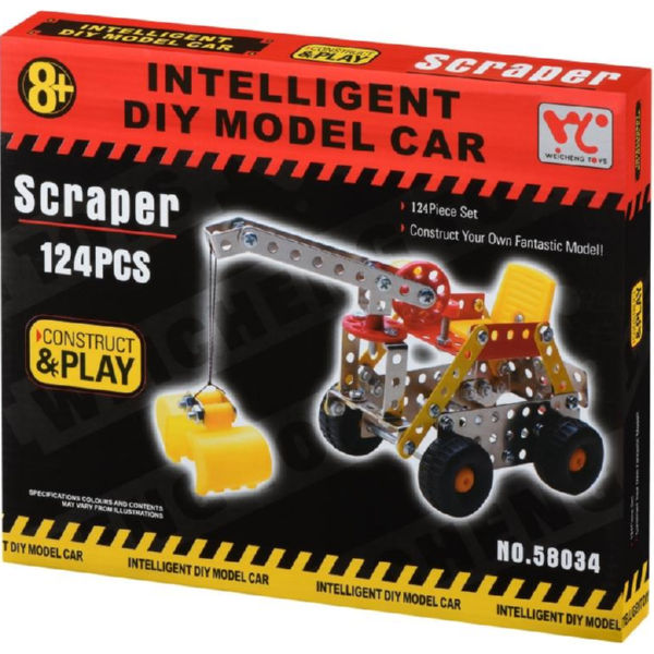 Конструктор металевий Same Toy Inteligent DIY Model Car Скрепер 124 їв. 58034Ut
