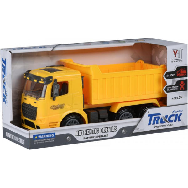 Машинка енерціонная Same Toy Truck Самоскид жовтий 98-611Ut-1