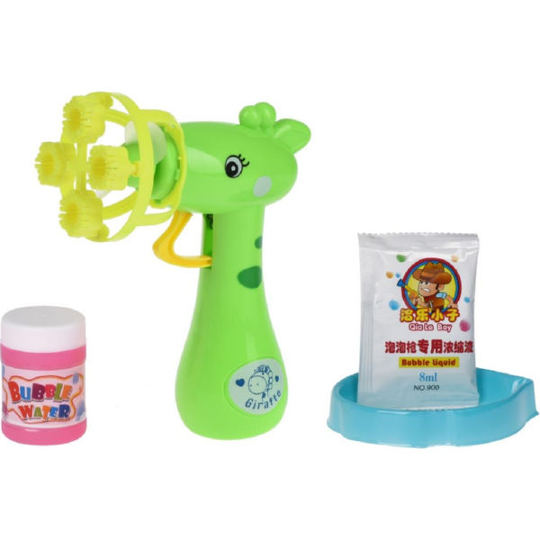 Мільні бульбашки Same Toy Bubble Gun Жираф зелений 801Ut-1