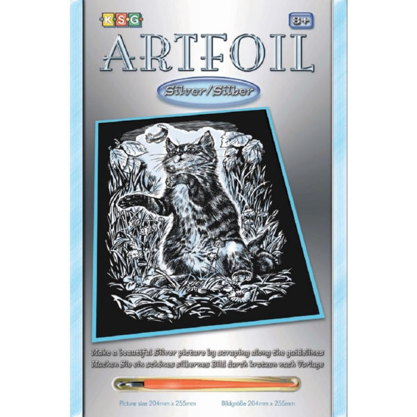 Набір для творчості Sequin Art ARTFOIL SILVER Кошеня SA1034