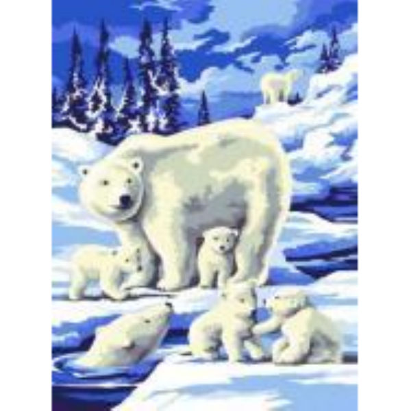 Набір для творчості Sequin Art PAINTING BY NUMBERS JUNIOR-PAIRS Зимова природа SA0817