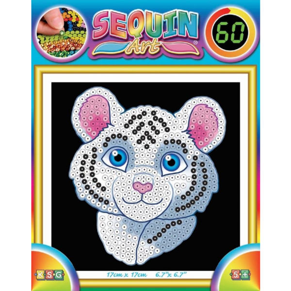 Набір для творчості Sequin Art 60 Білий тигр SA1326