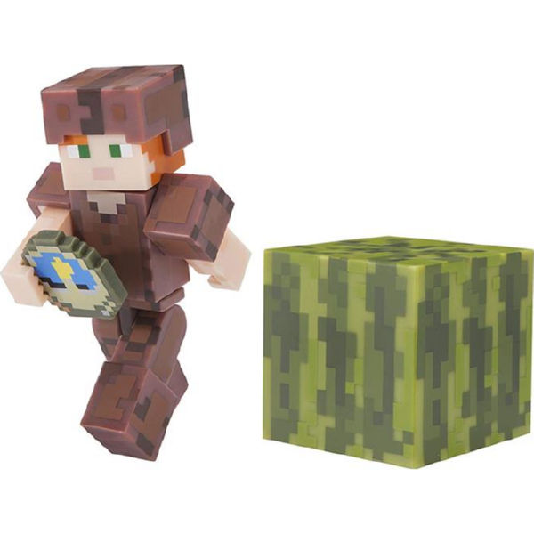 Колекційна фігурка Minecraft Alex in Leather Armor серія 4