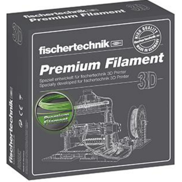 Fishertechnik нитка для 3D принтера зелений 500 грамм (коробка) FT-539136