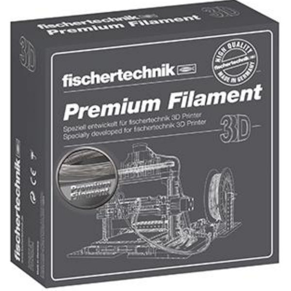 Fishertechnik нитка для 3D принтера серебряный 500 грамм (коробка) FT-539141