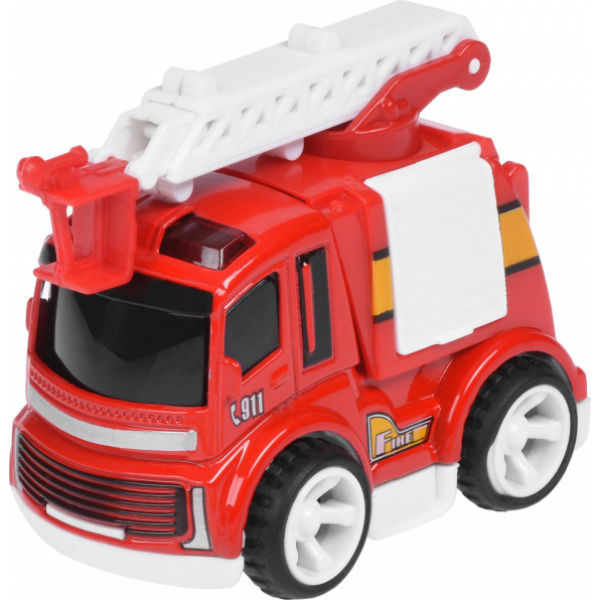 Пожежна машина Same Toy Mini Metal з драбини SQ90651-4Ut-2