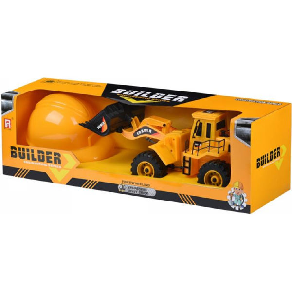 Набір машинок Same Toy Builder Трактор + каска R1808Ut