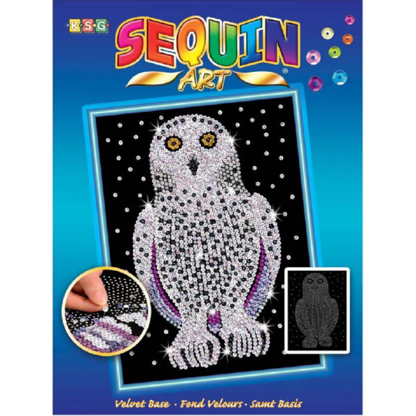 Набір для творчості Sequin Art BLUE Снігова Сова SA1604