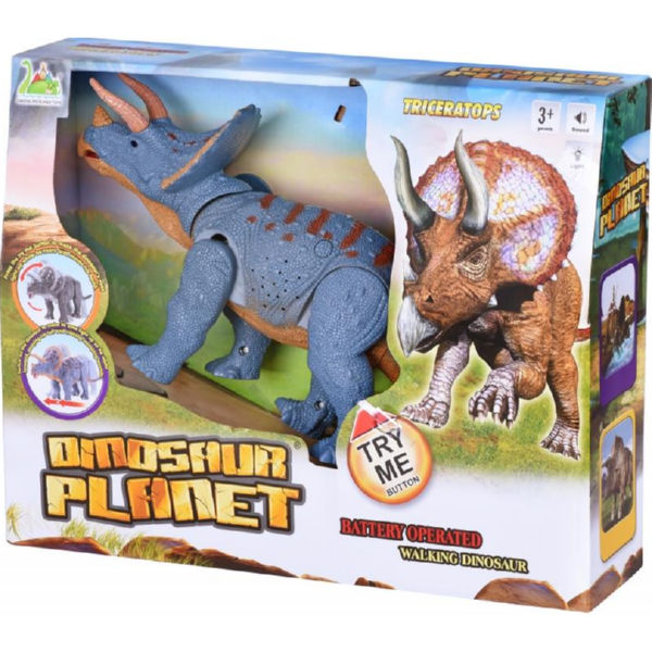 Динозавр Same Toy Dinosaur Planet сірий зі світлом и звуком RS6167AUt