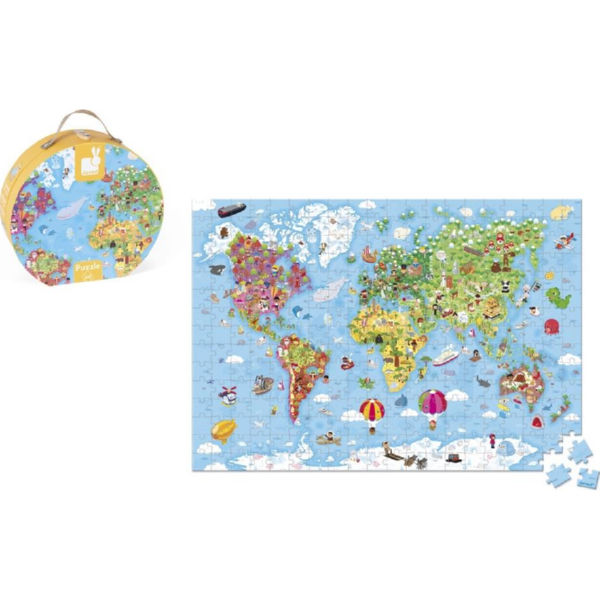 Пазл Janod Карта світу J02775