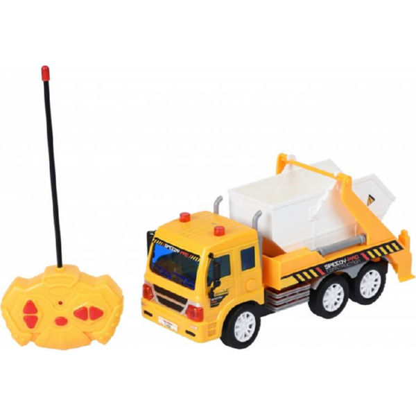 Машинка на р/у Same Toy CITY Вантажівка з контейнером жовтий F1606Ut