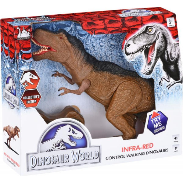 Динозавр Same Toy Dinosaur World коричневий зі світлом і звуком RS6123Ut