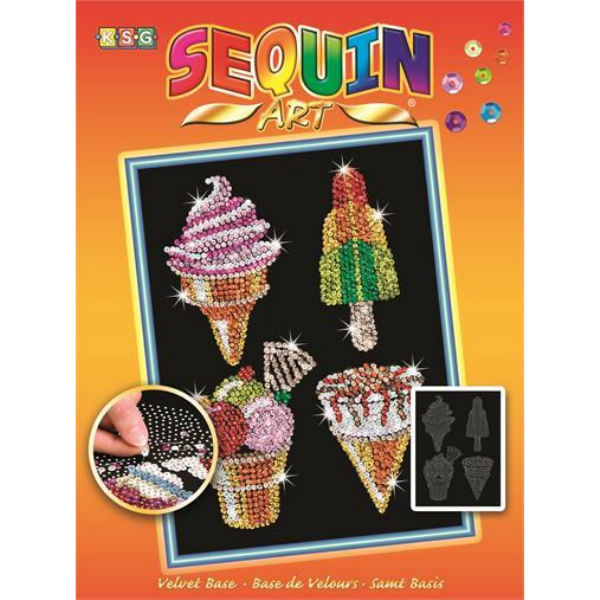 Набір для творчості Sequin Art ORANGE Морозиво SA1504