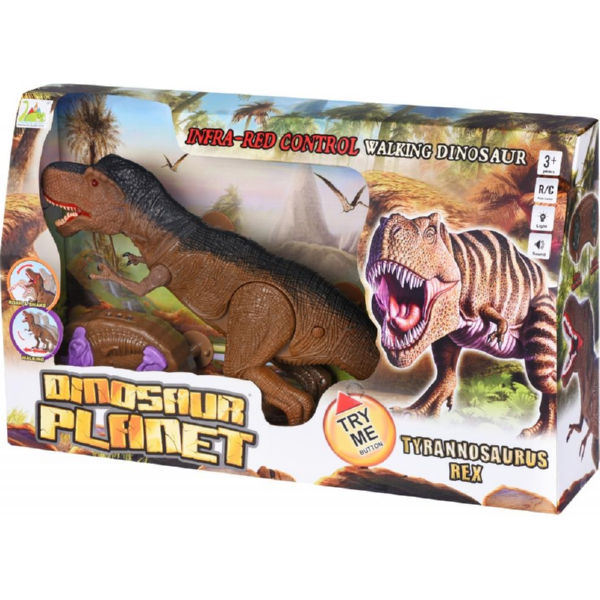 Динозавр Same Toy Dinosaur Planet коричневий зі світлом и звуком RS6133Ut