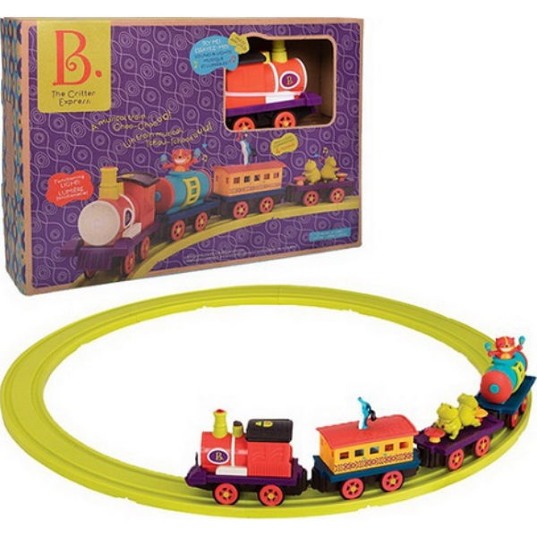 Ігровий набір із залізницею - БАТТАТОЕКСПРЕСС S2 (світло, звук, 4 вагончика, діаметр 91 cm)