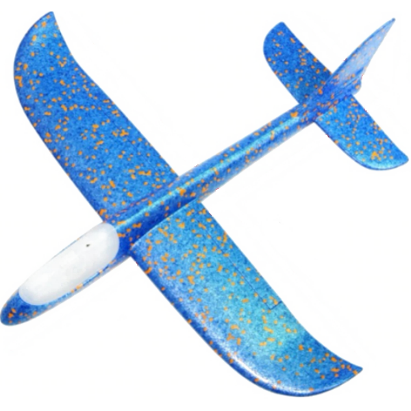 Самолет-планер Qunxing toys со светом синий (S186-14-3)