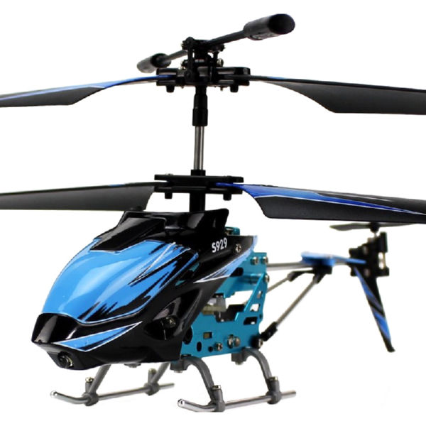 Вертолёт на радиоуправлении 3-к WL Toys S929 с автопилотом (синий)