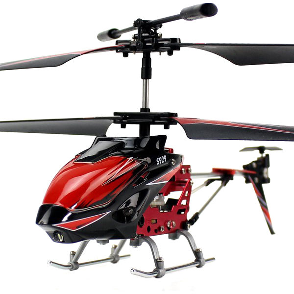 Вертоліт на радіокеруванні 3-к WL Toys S929 з автопілотом (червоний)