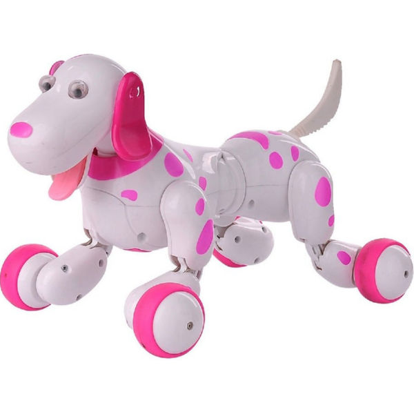 Робот-собака радіокерований Happy Cow Smart Dog (рожевий)
