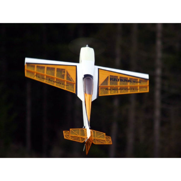 Літак р/у Precision Aerobatics Katana Mini 1020мм KIT (жовтий)