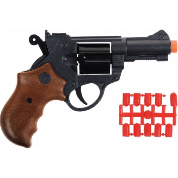 Игрушечный пистолет с пульками Edison Giocattoli Jeff Watson 19см 6-зарядный (459/21)