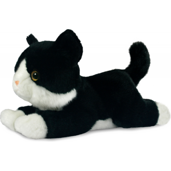 Котенок черно-белое 25 см