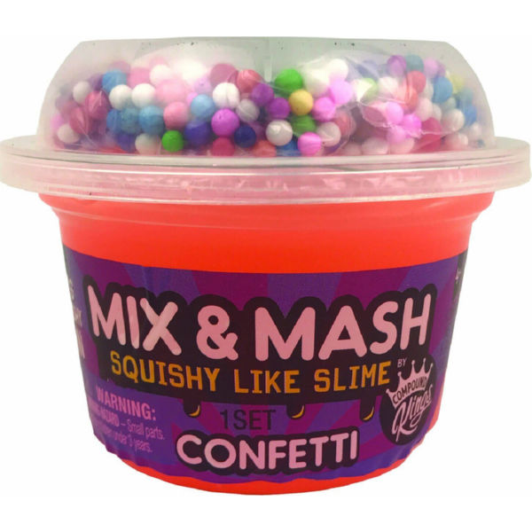 Лизун Slime Mix & Mash Confetti, 180 г