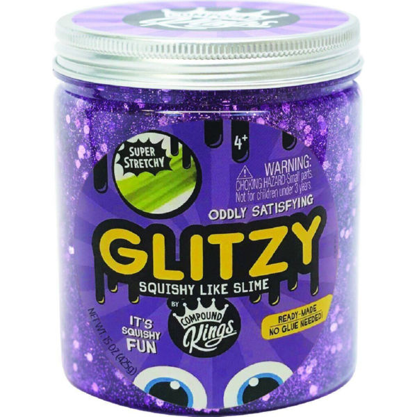 Лизун Slime Glitzi, фиолетовый, 425 г