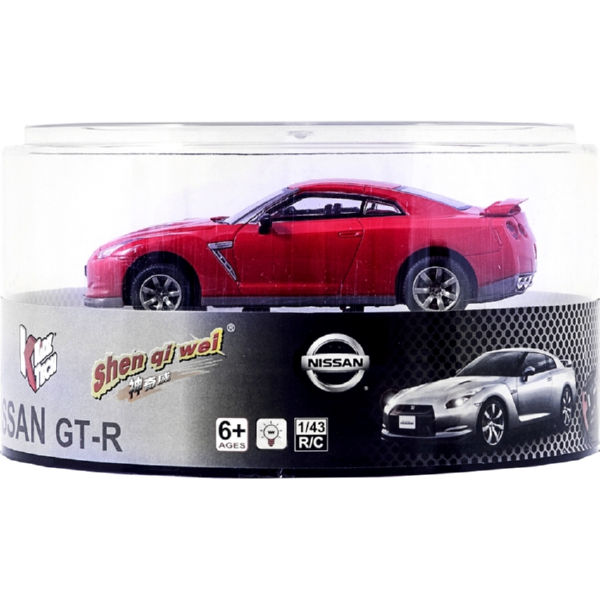Машинка ShenQiWei мікро р/у 1:43 лиценз. Nissan GT-R (червоний)