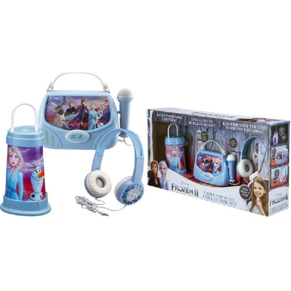 Подарунковий набір eKids Disney Frozen 2, Караоке, Портативний нічник, Навушники