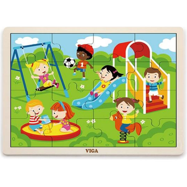 Пазл Viga Toys "Парк развлечений" (51454)