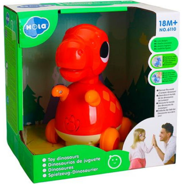 Каталка Hola Toys Тираннозавр (6110A)