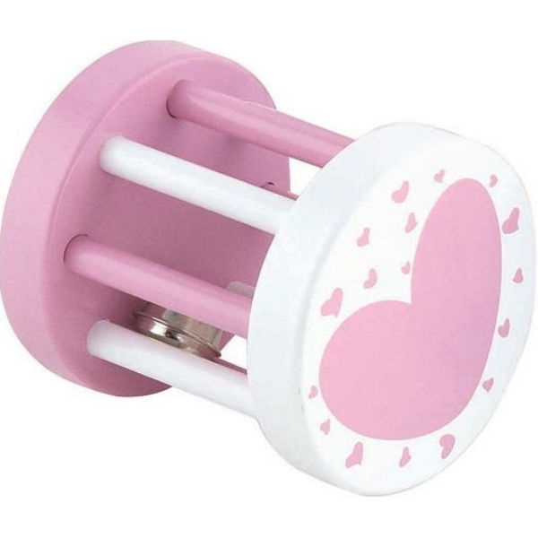 Погремушка Viga Toys "Цилиндр", розовый (50396)