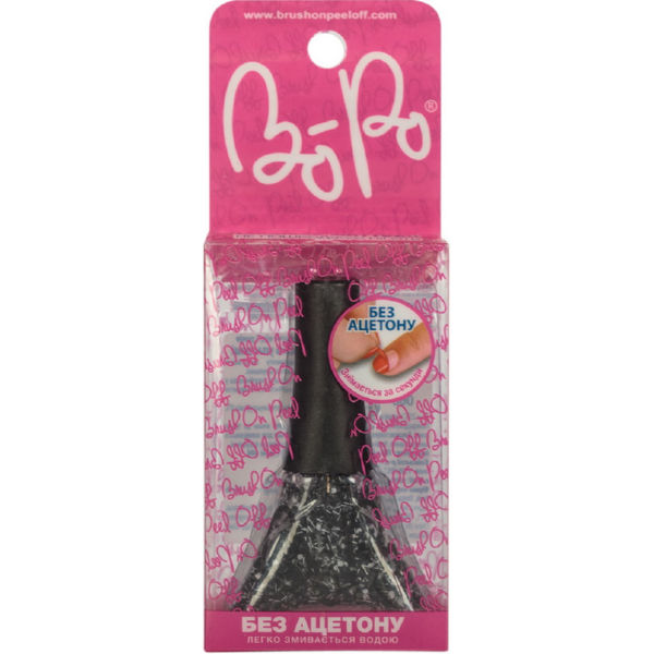 BoPo: Лак для нігтів в упаковці (з блискітками)