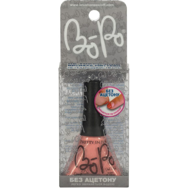 BoPo: Лак для нігтів в упаковці (персиковий)