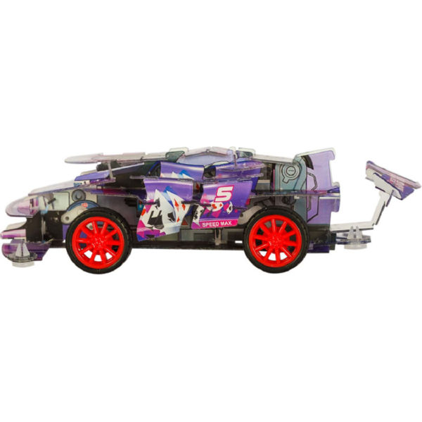 Пазл 3D «Гоночный автомобиль»  фиолетовый