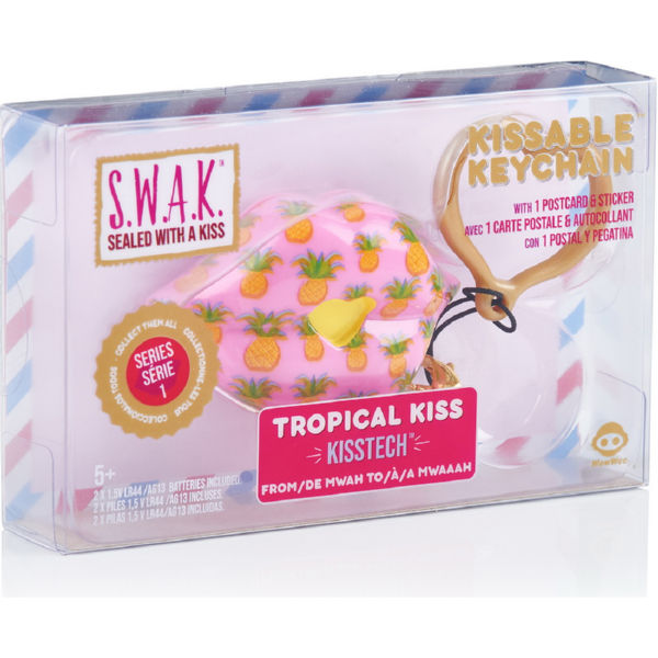 S.W.A.K.  Интерактивная игрушка-брелок «Волшебный поцелуй: Тропический  поцелуй»