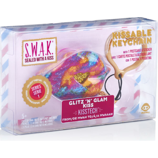 SWAK Інтерактивна іграшка-брелок «Чарівний поцілунок: Гламурний блиск»