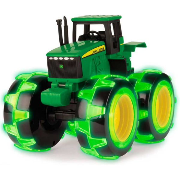 John deere: трактор monster treads с большими колесами, которые светятся john deere 46434b