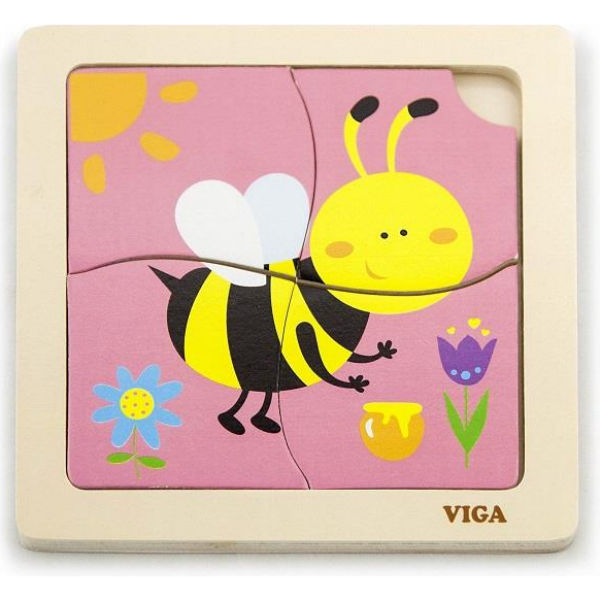 Пазл Viga Toys "Бджілка" (50138)