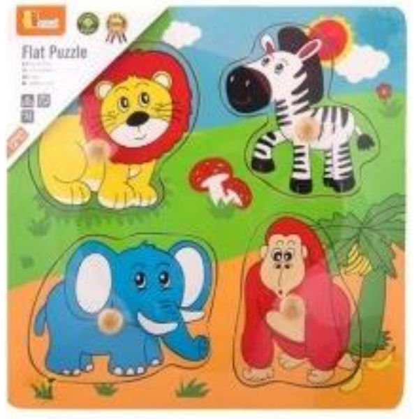 Пазл Viga Toys "Дикі тварини" (59563)
